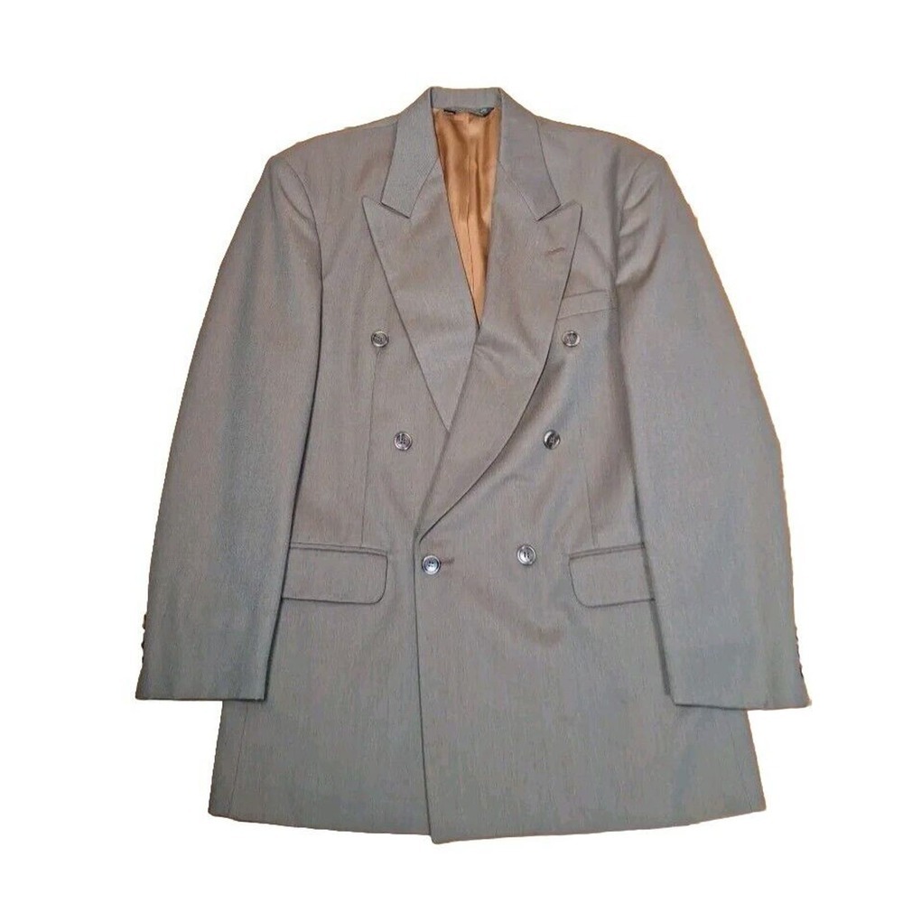 Cellini Vintage Peak Lapel Double Breasted Blazer